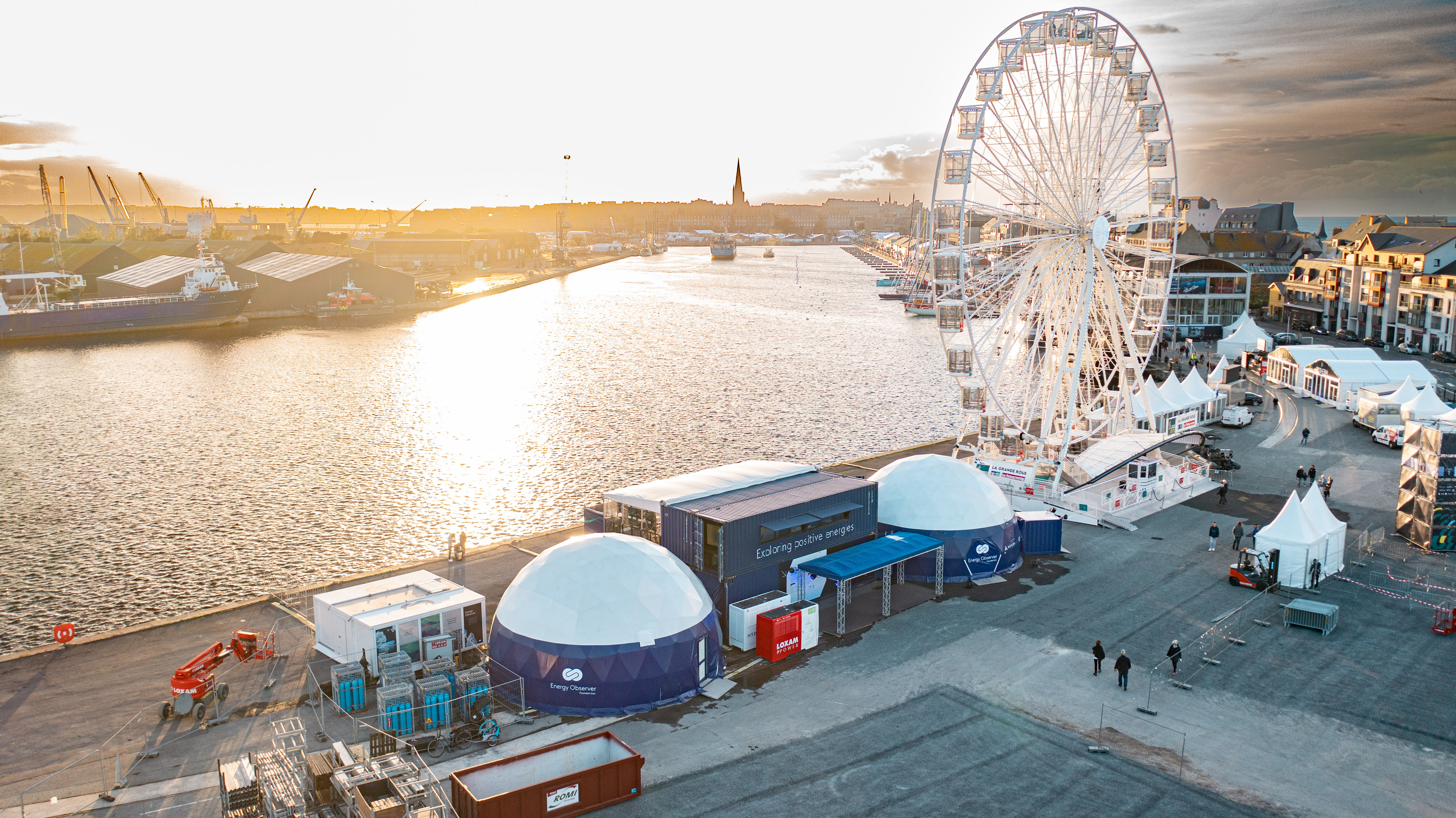 Energy Observer Foundation's exhibition village at the Route du Rhum - Destination Guadeloupe