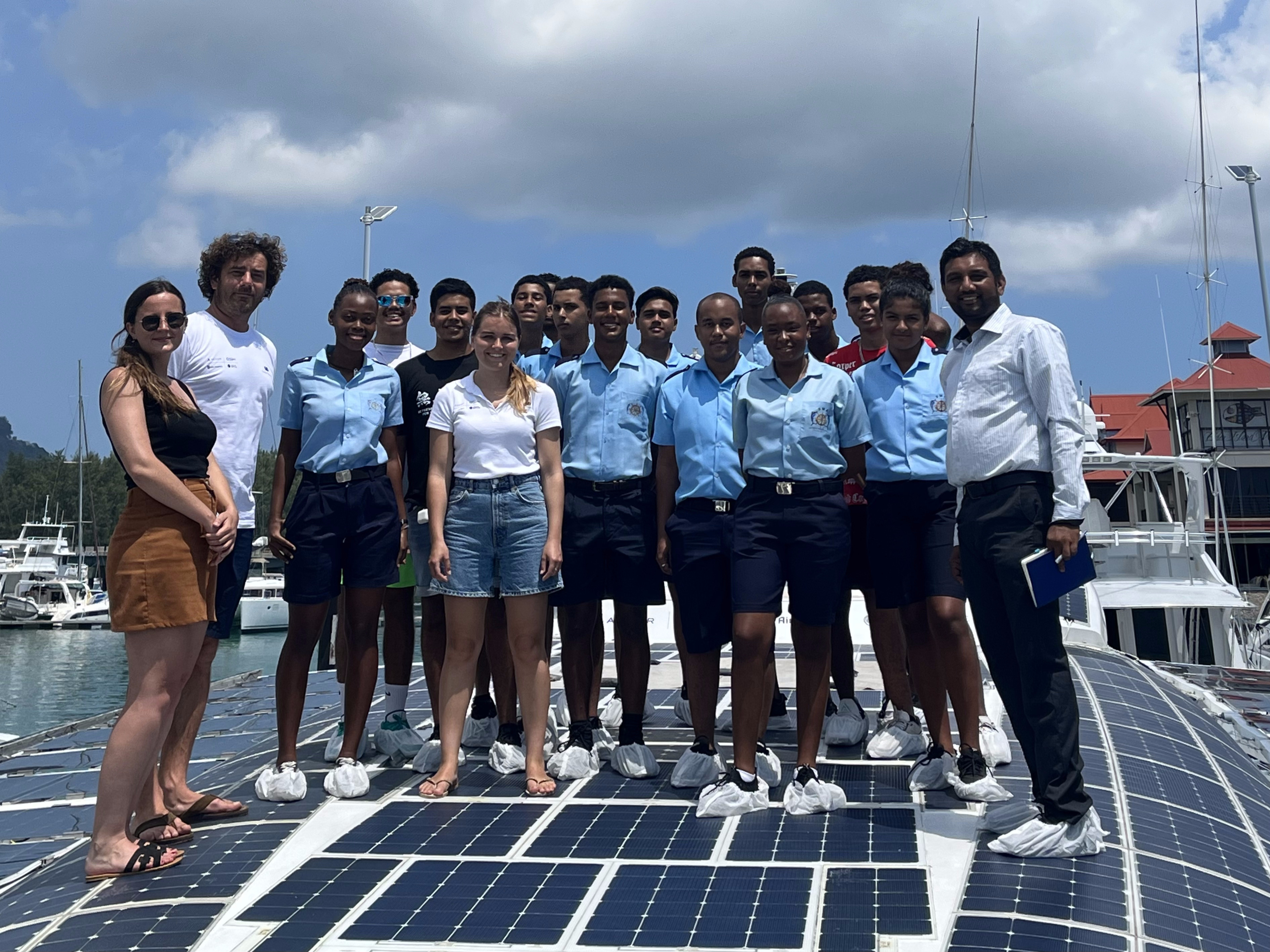 Maritime Academy of Seychelles onboard Energy Observer