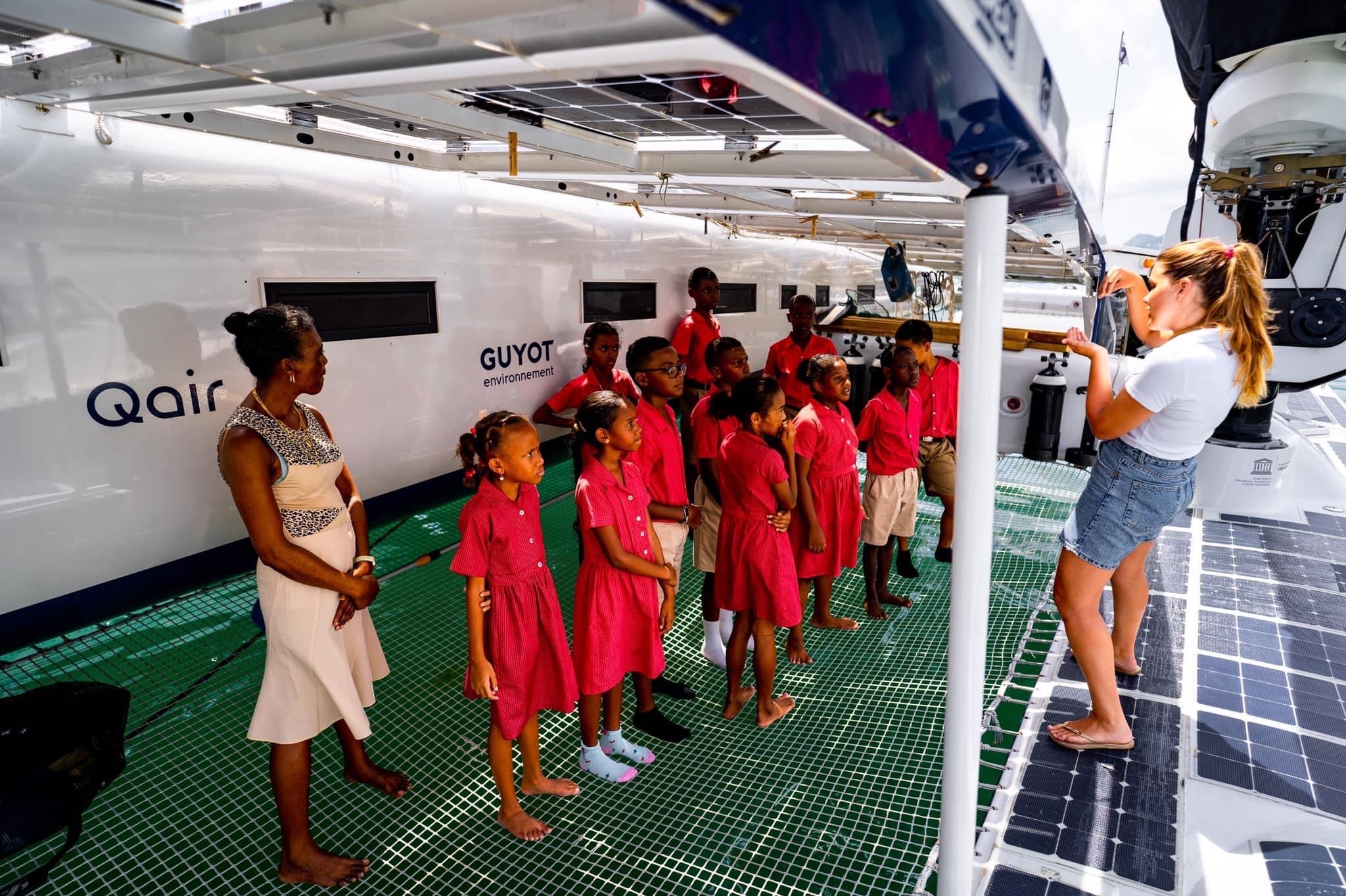 International School of Seychelles onboard Energy Observer