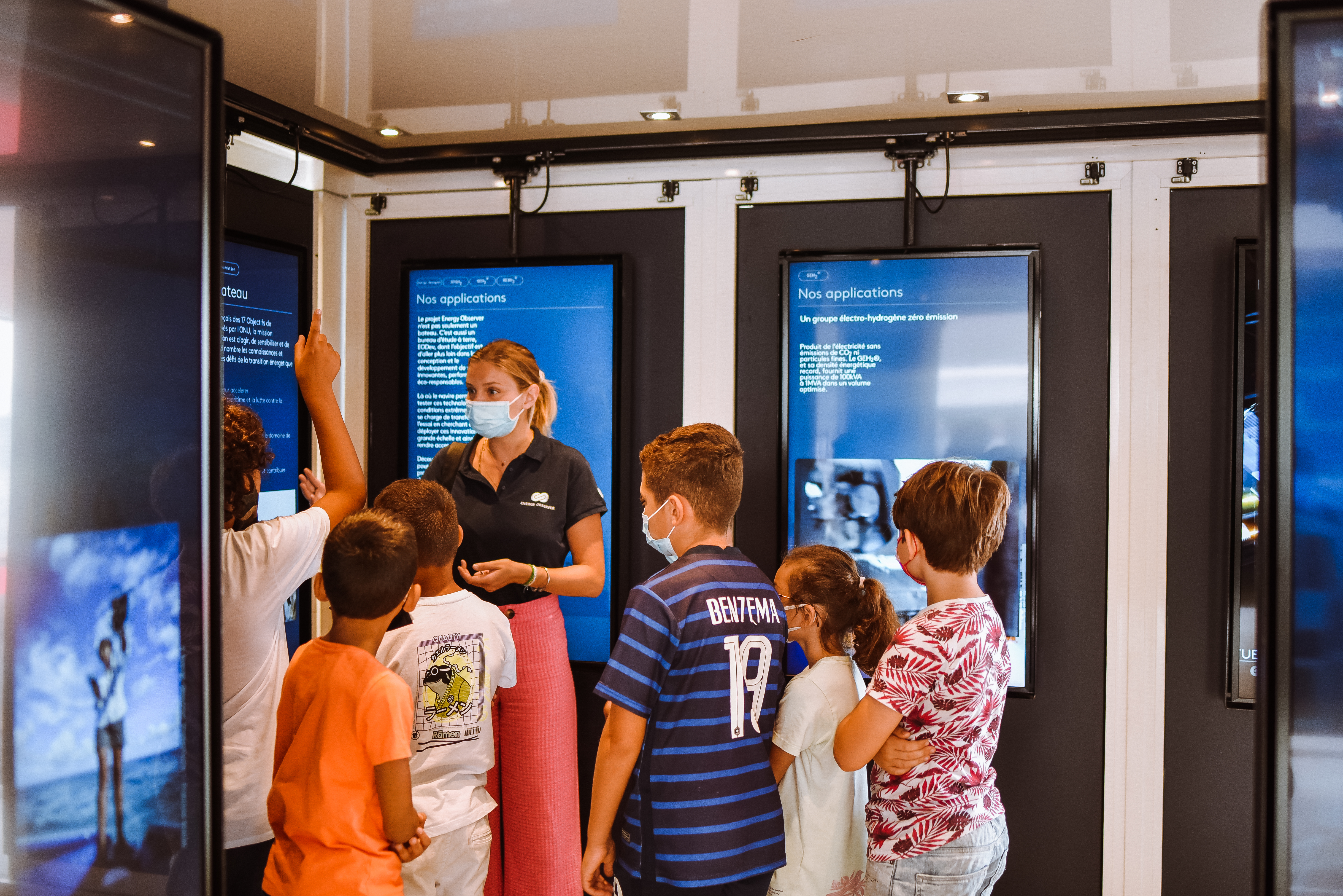 School visit to the traveling and pedagogical exhibition in Nice