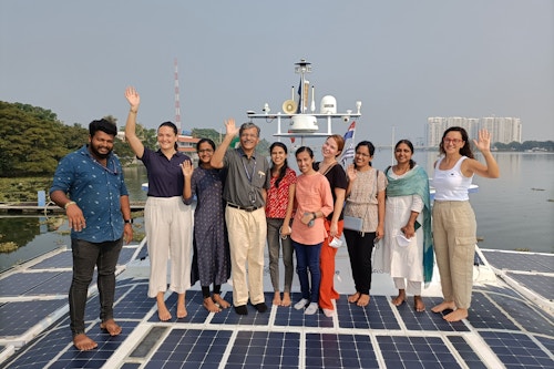 MG University visit onboard Energy Observer