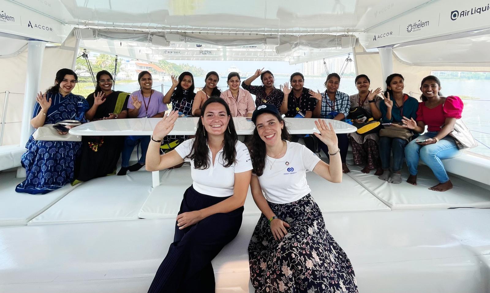 Santa Teresa University onboard Energy Observer in Kochi