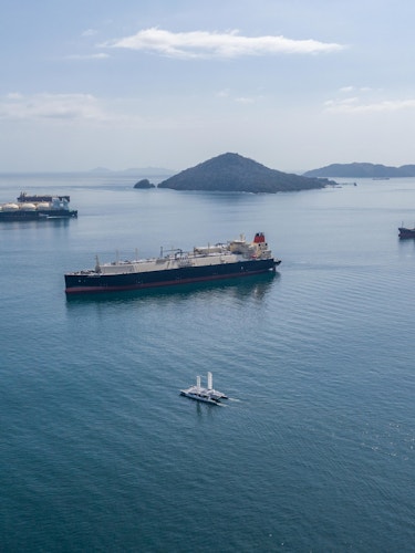 Navires de commerce dans le Canal de Panama